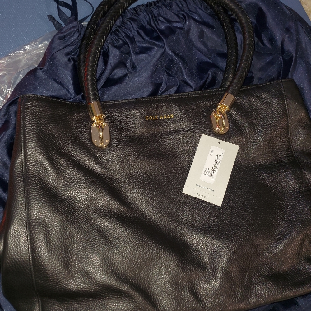 NWT Cole Haan Leather Benson Tote